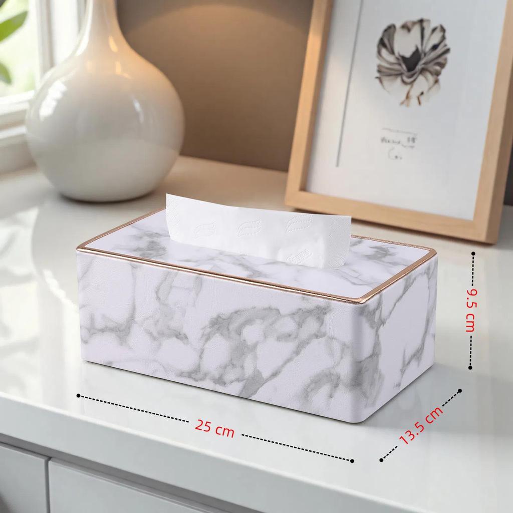 Luxurious Desktop Tissue Box: Stylish Design for Home, Hotel, or Restaurant