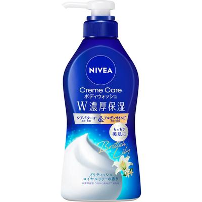 Nivea Cream Care Bagnoschiuma Con Ricca Idratazione Giglio Reale Britannico 460ml
