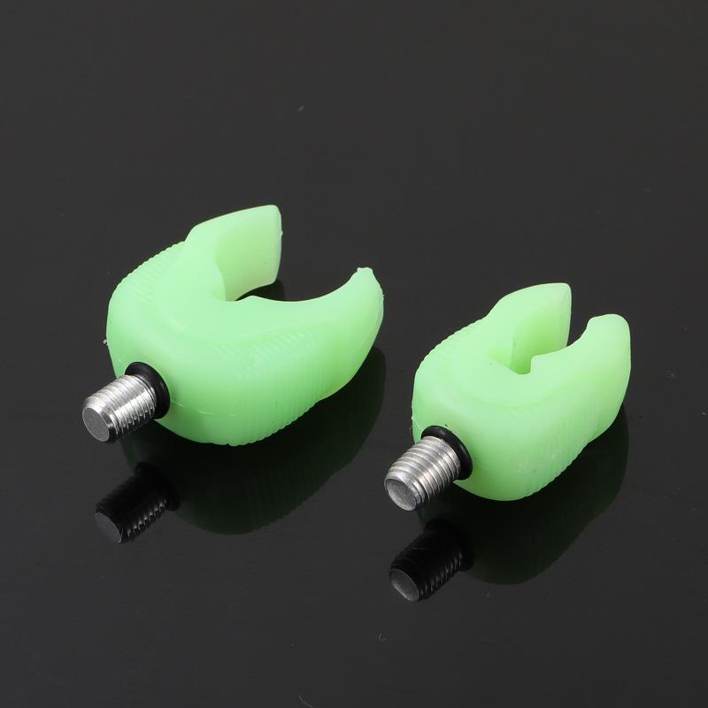 Titan Silikon Rutenablagekopf - Grüner Nylon Halter für See- & Angelfischerei