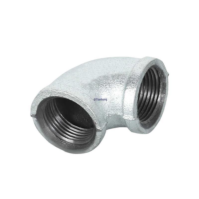 Galvanized Malleable Iron Pipe Fittings: Steel Elbow, Tee Joint, Plumbing Accessories for 4/6 Point Water and Fire Pipes