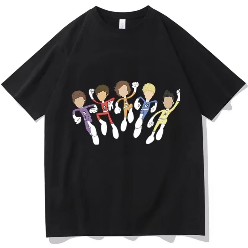 

Летняя мужская футболка с рисунком аниме, винтажные футболки, 100% хлопок, графический принт, короткий рукав, хип-хоп, уличная одежда, унисекс, свободные футболки, топы XXXXXL чёрный