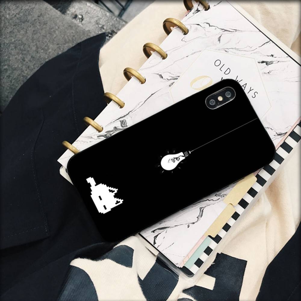 O-Omori Game Black Soft Phone Case For IPhone 16 15 14 13 11 12 17 Pro Max Mini Plus