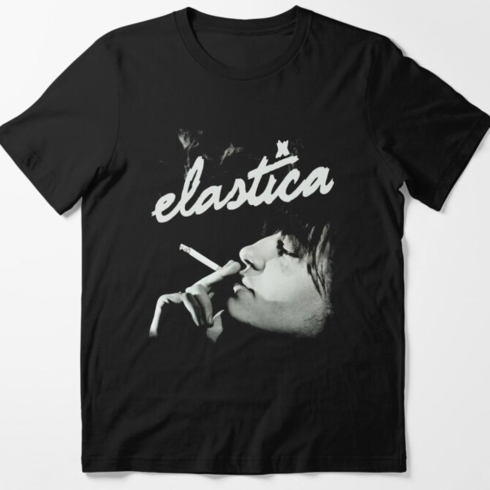 Elastica rock band smoking BLACK T-shirt All sizes S-5Xl 2F340 XXXXL