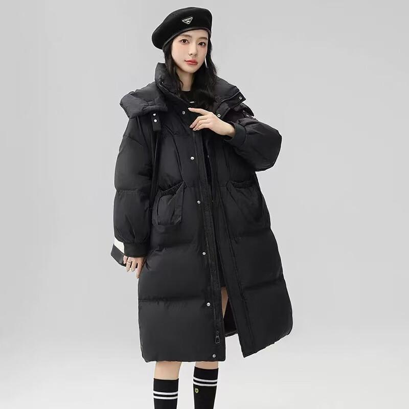 

Женский пуховик средней длины с капюшоном Yaya M