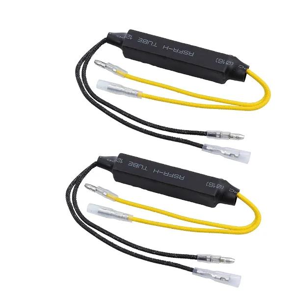 

Upgraded 1Pcs 12v 21w Motorcycle LED Turn Signal Decoder Resistance Decoder Resistor Decoder Load Decoding Resistor Repair Parts