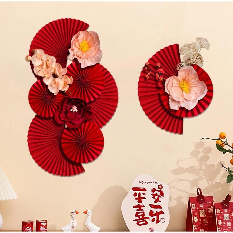 1 Set Chinese New Year Decorations 2026 Chinese Wedding Ornament Lunar New Year Wall Accessories Year Of The Horse 2026 Decor