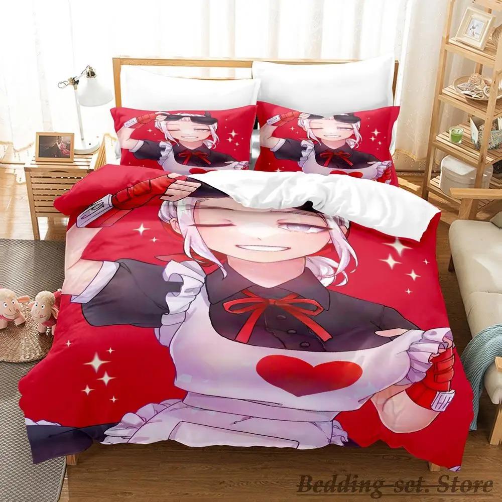 Helltaker Bedding Set Single Twin Full Queen King Size Bed Set Aldult Kid Bedroom Duvetcover Sets Anime parure de lit Bed