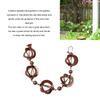 Hanging Rain Chain Metal Decorative Rotating Hollow Rain Chain For Garden Courtyard