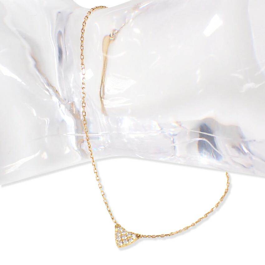 

[Used] AHKAH/Ahkah bracelet heart pave diamond/g503-52