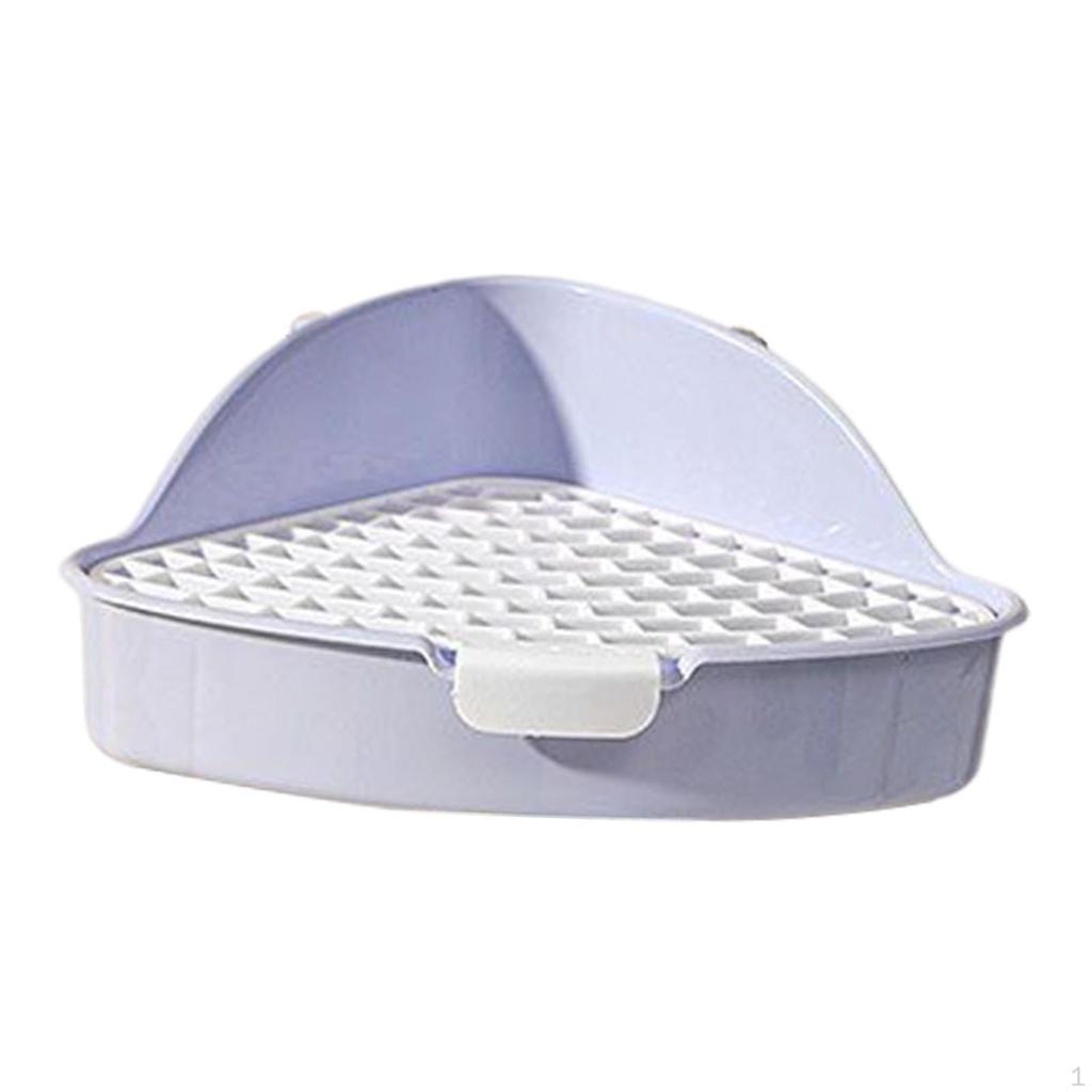 Potty Trainer Bedding Box Indoor with Snap Fastener Easy To Cleaning Pet Toilet for Guinea Pig