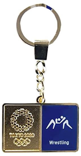 Олимпийские игры Токио 2020 Пиктограмма Борьба Брелок Официальная Сувенирная Продукция