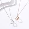Queen Crown Necklace Women'S Cold Wind Diamond Lamp Luxury Clavicle Chain Compact Exquisite High-End Jewelry Premium