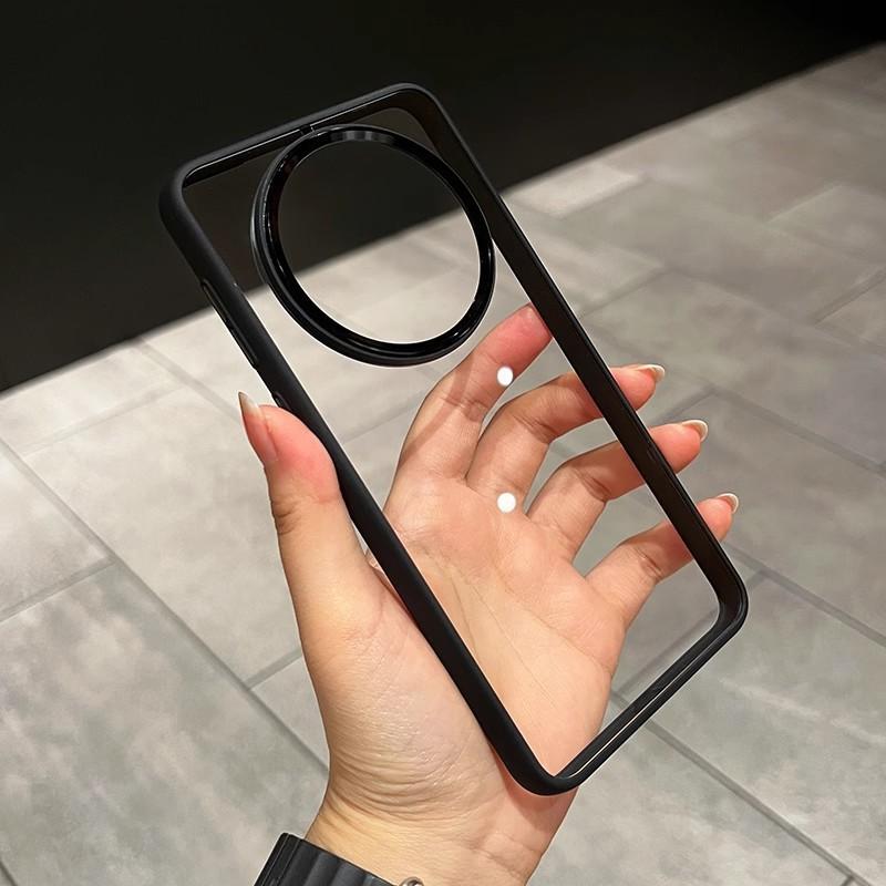 Transparent Phone Case for Huawei Mate70pro, Metal Eagle Eye, Non-yellowing Mate60, and Anti-drop Protective Case for P70