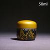 Mini Exquisite Prints Tea Tin Double Cover Tea Storage Container Portable Chinese Style Tea Can Universal Home Kandy Spices Can
