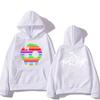 The Living Tombstone Rainbow Skull Hoodie The Living Tombstone Skull Humorous Graphic Sweatshirts Unisex Long Sleeve Pullovers