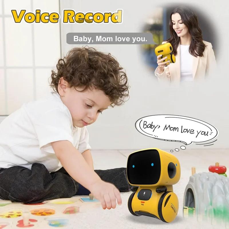 Robot AI Inteligentný Hlasový Chat Elektronický Domáci Maznáčik Roztomilý Interaktívny Robot Elektrická Hračka Dotykové Snímanie Hlasový Dialóg Prispôsobené Darčeky