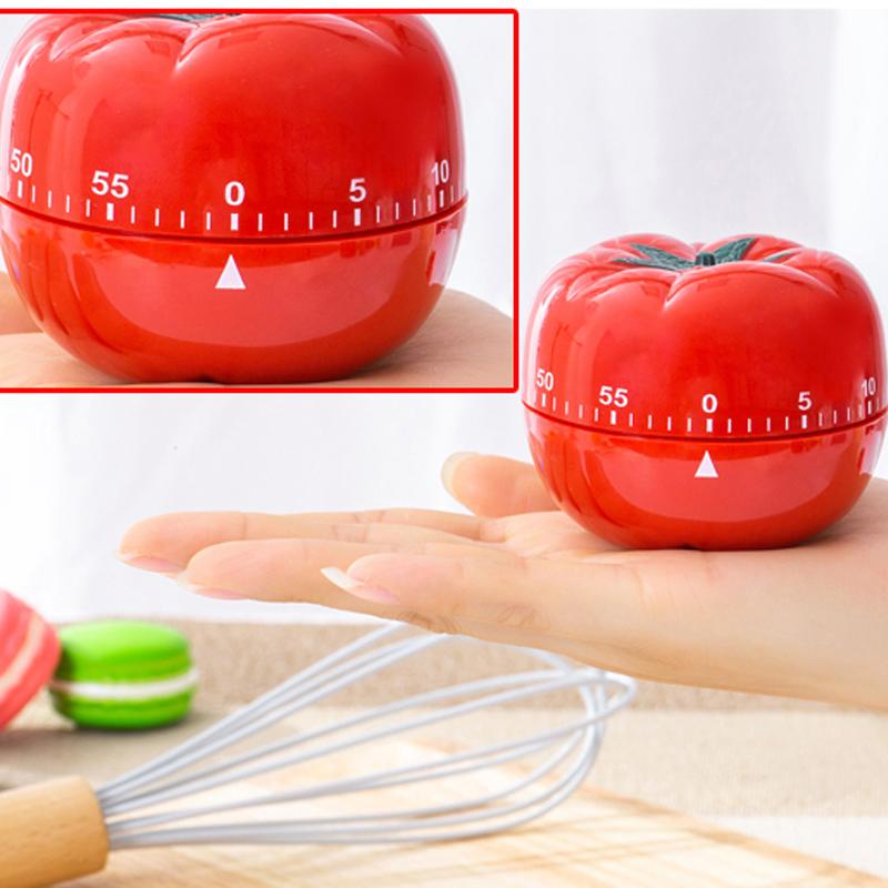 Rajčatový časovač Elektronická kuchyňská připomínka Pomodoro Mechanický odpočítávací budík Kuchyňský nástroj na vaření Herní časovač Hodiny