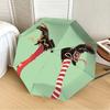 1pc Pippi Longstocking Automatic Folding Umbrella, Portable Collapsible Design, Casual Outdoor Accessory L1127085