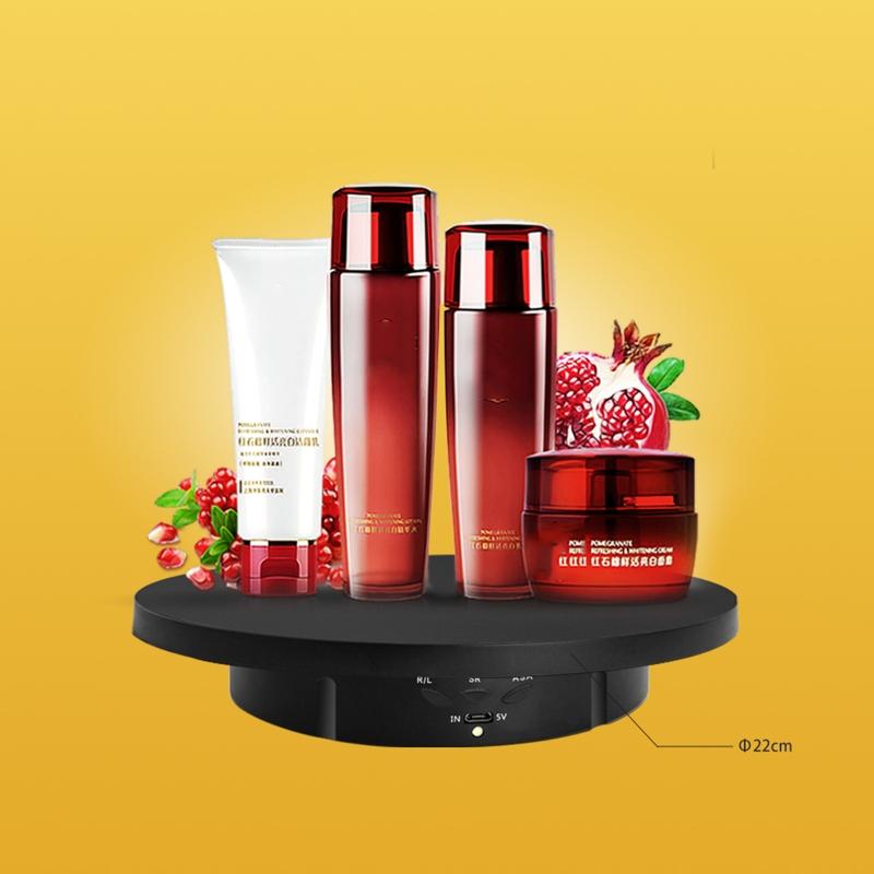 3 in 1 5V Electric Rotating Display Stand Turntable Photographic Video Shooting Stand Dynamic Rotating Display Stand