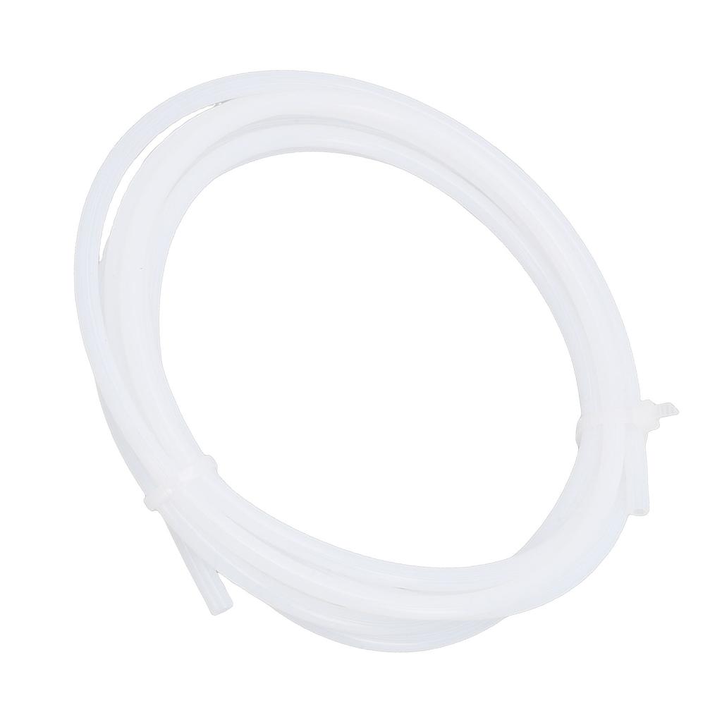 6.56FT 2M PTFE Tube White Low Resistance Star Shaped Inner Wall PTFE Tubing for 1.75mm Filament High Flexibility Compatible with Most 3D Printers
