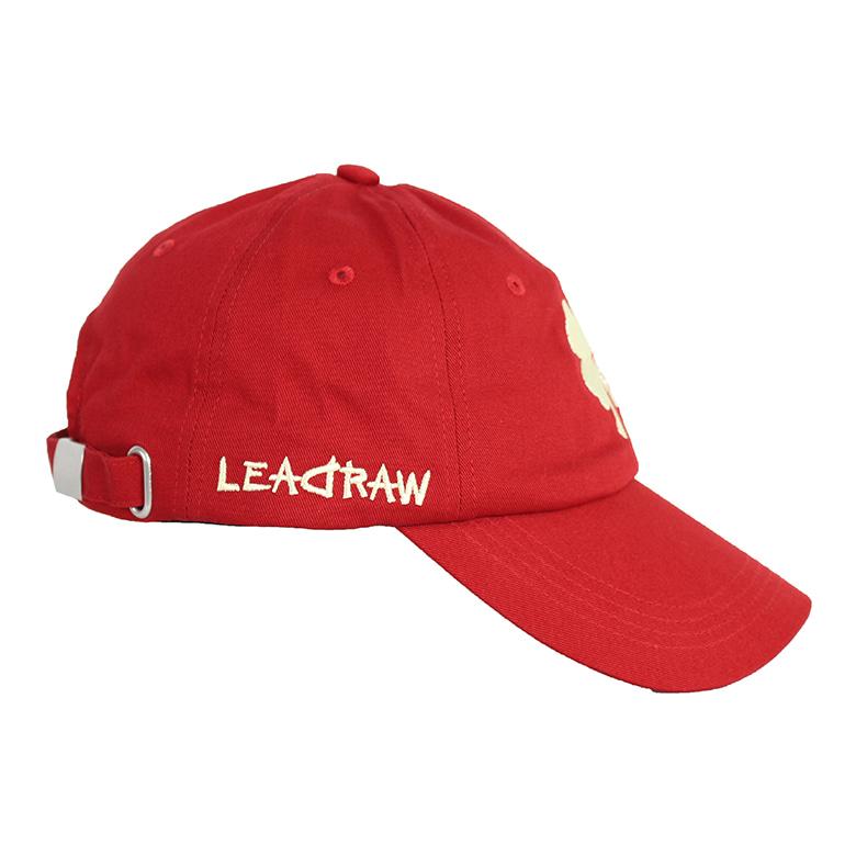 LEADRAW Clover Ball Cap_Red
