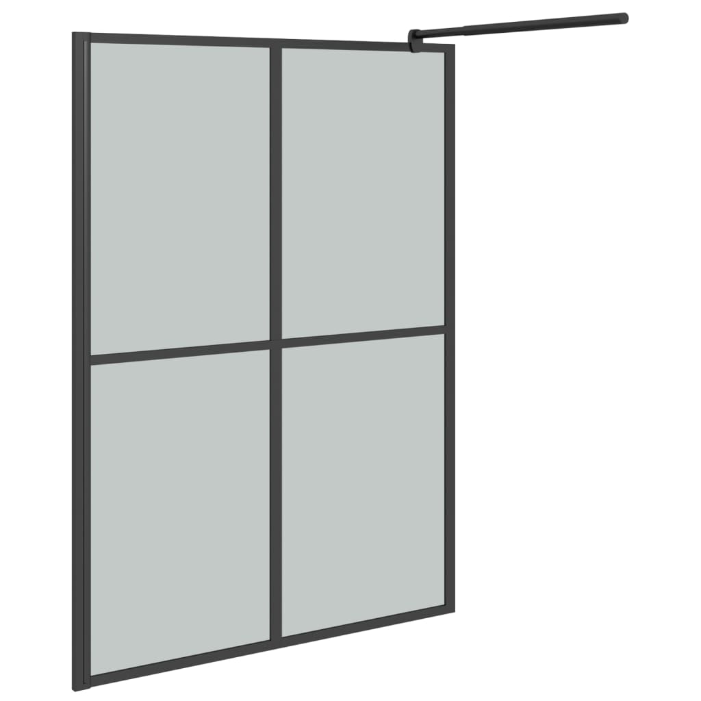 Walk In Shower Screen for Walk In Shower 140 X 195 Cm Dark Safety Glass