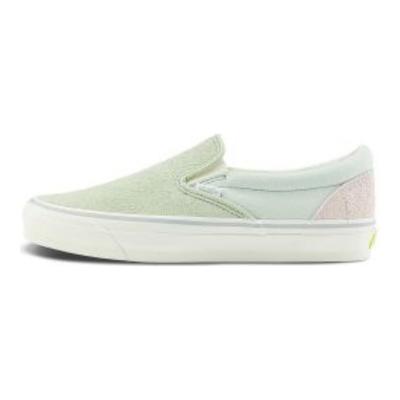 Slip-On Classic Casual Versatile Low-Top Skate Shoes Unisex Sneakers Green White VN000CTCBGK