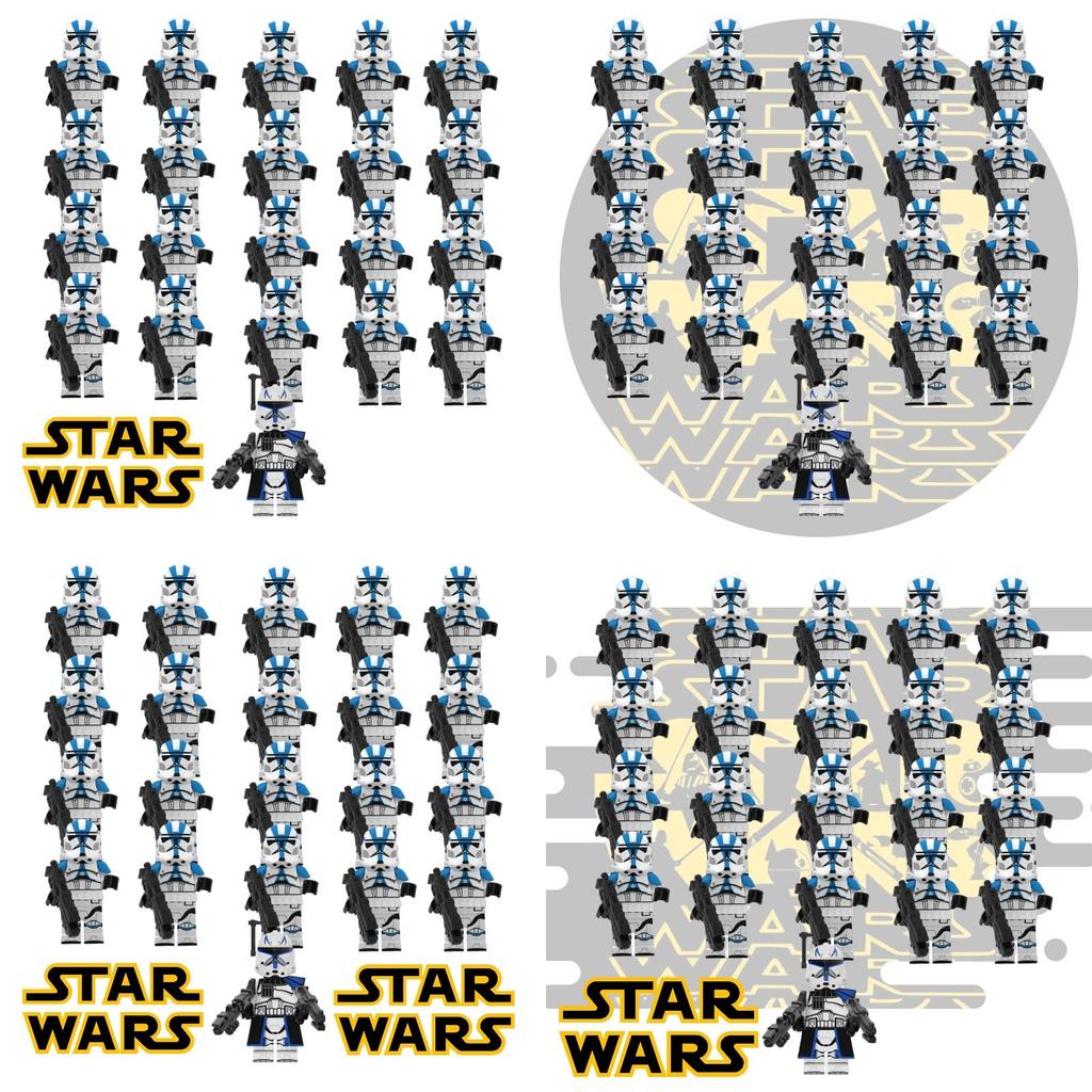 21pcs Building Blocks Toy Robot For Creative Play Compatible With Lego Star Wars Series
