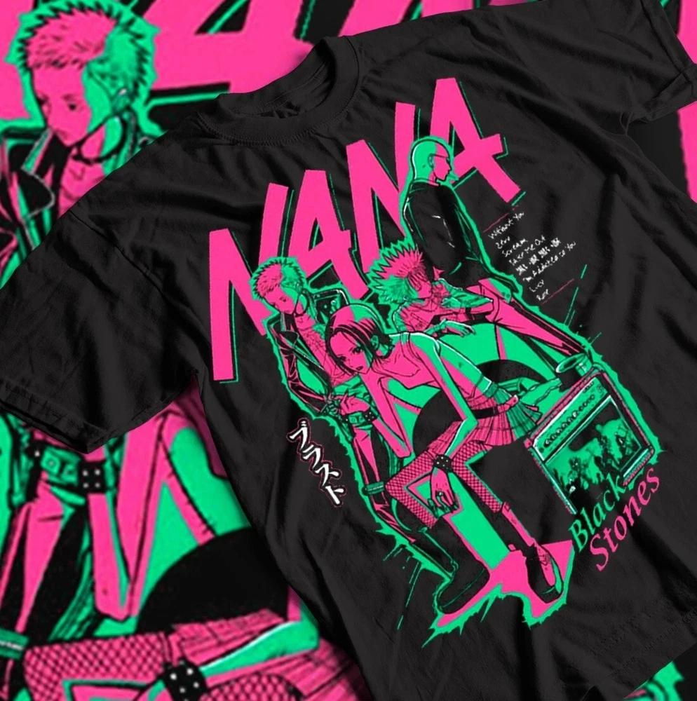 Nana Anime Tee Nana Osaki Shirt Unisexga Tshirt Anime TShirt Black S