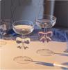 Pink Bowknot Series Glasses Cup Korean Style  INS  Bow Handle Goblet Glass Cup Romantic Ritual Champagne Wine Glass