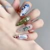1 Box Christmas Nail Glitter Sequins Snowflake Pentagram Pattern Irregular Shape Festive Manicure Accessories