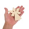 20Pcs Blank Wooden Angel Ornaments for DIY Projects Christmas Wedding Birthday Decorations 10.5x9cm Wood Ornaments