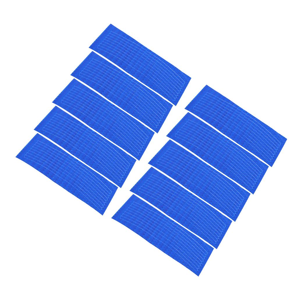 10pcs Reflective Wheel Rim Stripe Decal Waterproof Adhesive Decals Bicycle Night Reflective Safety Decoration Rim