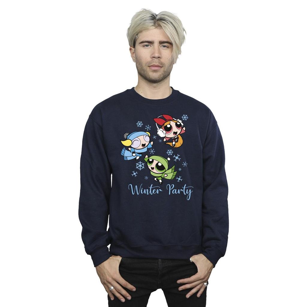 The Powerpuff Girls Mens Girls Winter Party Sweatshirt