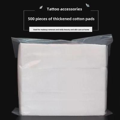 Saugfähige Pads aus reiner Baumwolle für Tattoo- und Make-up-Entfernung – Beauty-Salon-Essentials
