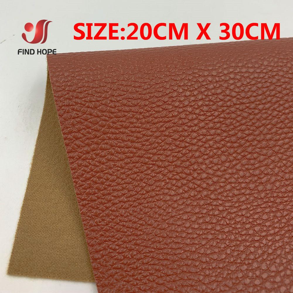 Lychee Pattern PU Leatherette Sewing Fabric Faux Leather Synthetic DIY Craft Brooch Bows Handmade Earring Making Doll Sheet