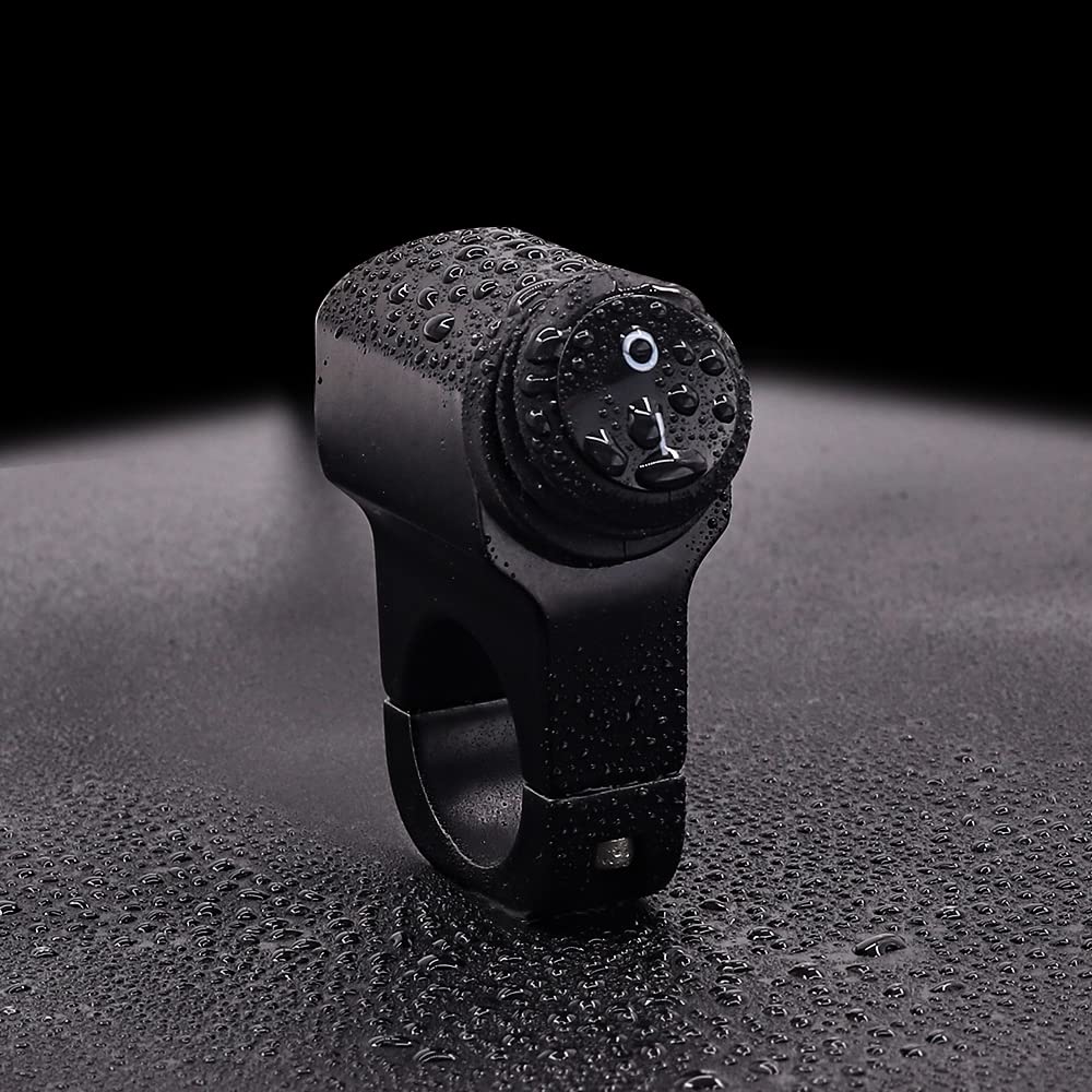 X-STYLE Motorcycle Switch, Universal Use, Waterproof, On Off, 12 V, Aluminum Alloy, 0.9 inches