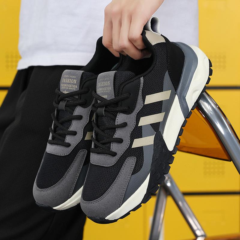 Men's Shoes Summer Breathable Teen Forrest Gump Sports Shoes Men's Running Platform Non-slip Dad Shoes Running Shoes Casual Shoes