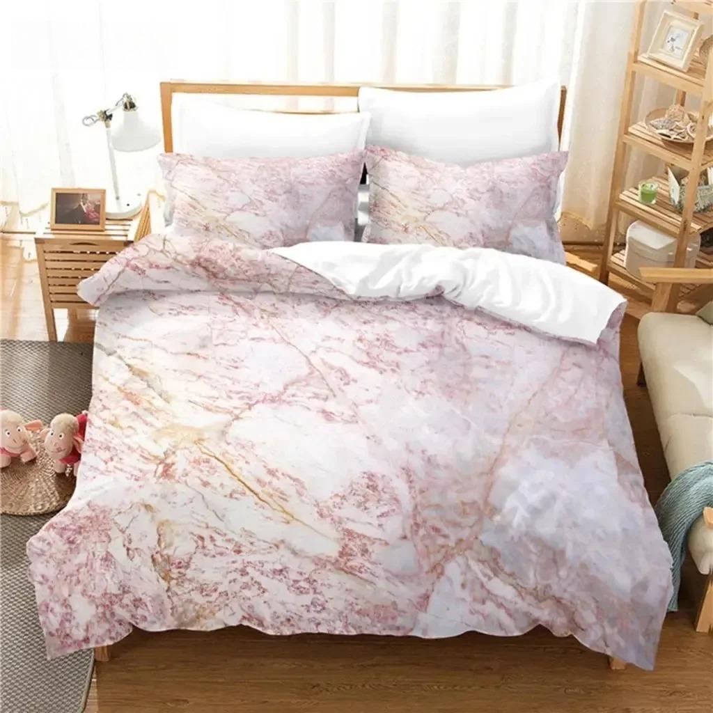 Marble Bedding Set Duvet Cover Set 3d Bedding Digital Printing Bed Linen Queen Size Bedding Set Fashion Design