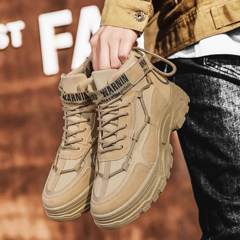 

Darth Vader men s shoes outdoor non-slip light work wear-resistant black Martin trend sports leisure labor insurance tide shoes 39