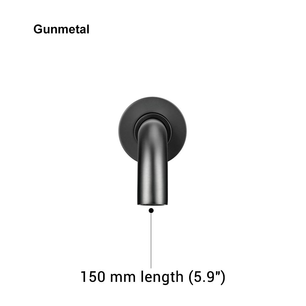 Bagnolux Black Brushed Polished Chrome Stainless Steel Rose Gold Brass Round Bathtub Spout Basin Bathroom Faucet