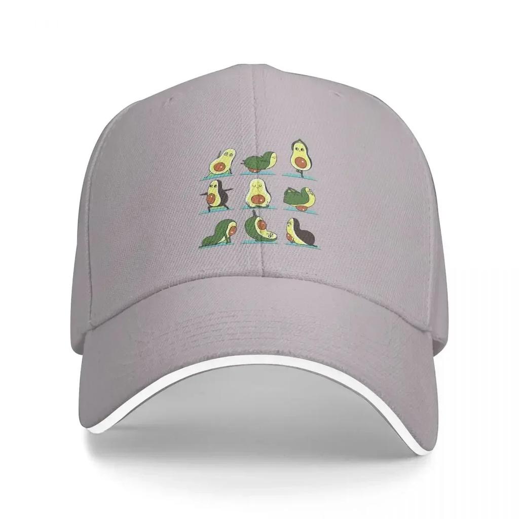 Avocado Yoga Cap Fashion Casual Baseball Caps Adjustable Hat Hip Hop Summer Unisex Baseball Hats Customizable Polychromatic