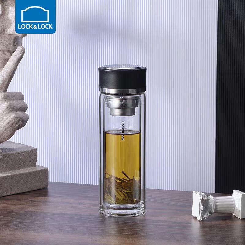 LOCK&LOCK Double-Layer Glass Business Office Cup