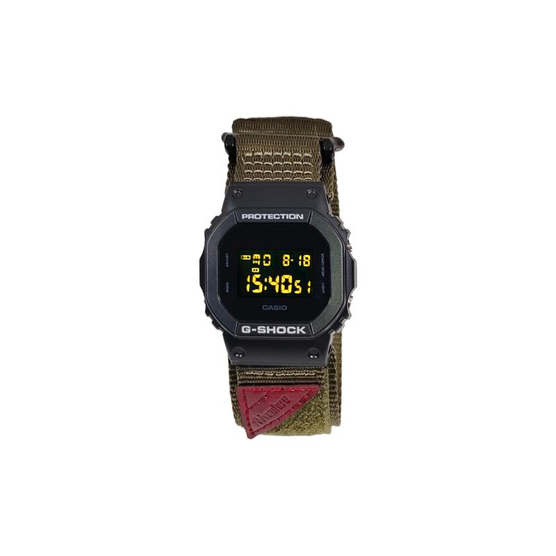CASIO Customized watch modified series reverse display classic retro small square watch fashion trend DW-5600UBB-1DR mo DW-5600UBB-1DR чёрный