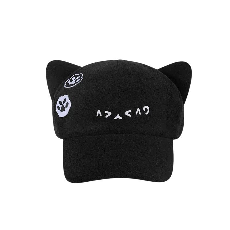 Sweet Cute Duckbill Cat Ear Baseball Cap Japanese Style Summer Outdoor Girls Sun Protection Hat for Travel