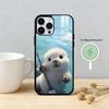 Cute Baby Sea Otter Phone Case For iPhone 17,16,15,14,13,12,Plus,Pro,Max For Magnetic Wireless Charge