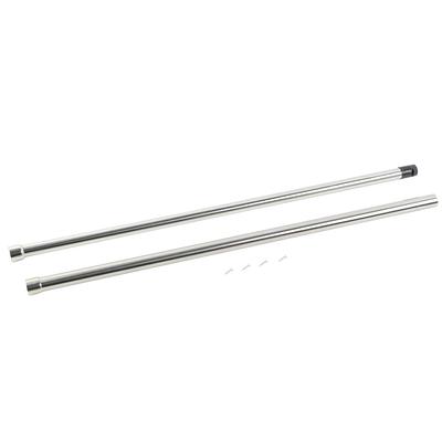 58-98cm Stainless Steel Extendable Telescopic Rod Rail Clothes Hanging Poles Clothing Organizer for