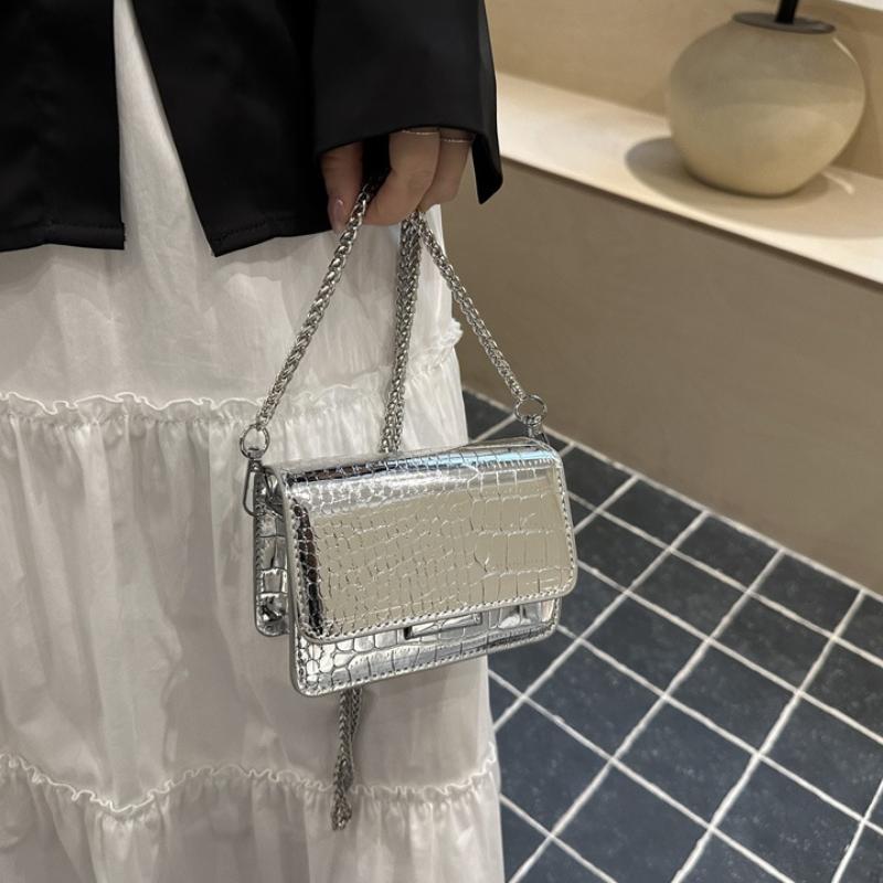 Women'S Rhombus Chain Small Square Bag High-End Fashion Shoulder Messenger Versatile Elegant Trendy Mini Bag