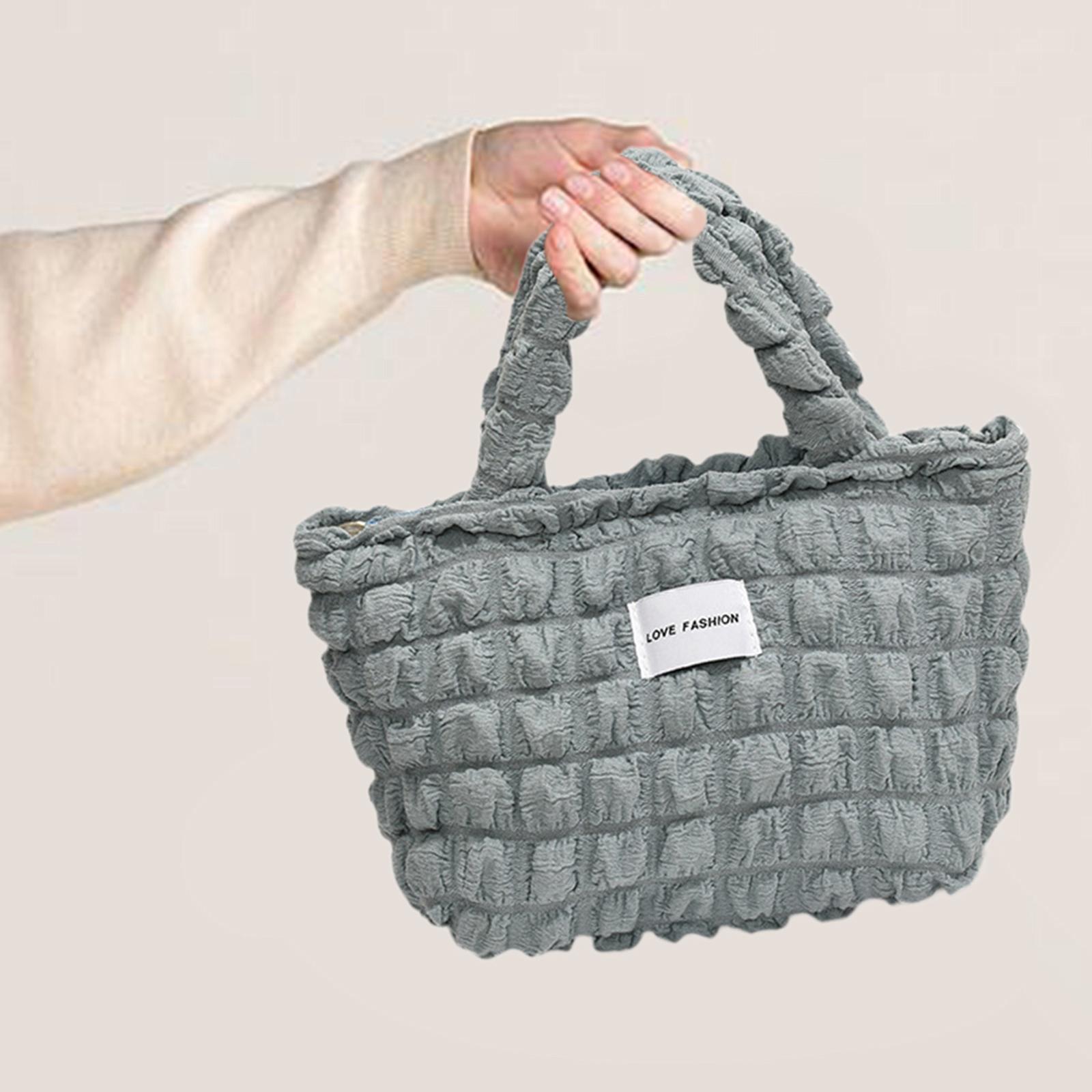 

Women Tote Bag Trendy Hobo Bag Soft Pouch Sweet Purse Satchel Handbag Shopping Bag for Daily Ladies Commuting Outdoor Vacation синій