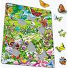 Puzzle - larsen - maxi vlinders - 42 pièces - multicolore - pour enfants de 4 à 10 ans